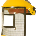 Protector facial malla tejida visor transparente (Fravida)