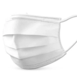 Mascarilla / Barbijo 3 capas Blanco x 50 unid (Libus)