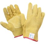 Guante Descarne mod.1/2 paseo c.refuerzo en palma amarillo
