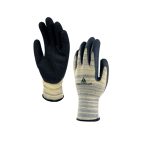 GUANTE TEJIDO SIN COSTURAS CON FIBRA DE ALTAS PRESTACIONES TAEKI® S - PALMA Y PTA DE LOS DEDOS IMPREGNADA EN LATEX TALLE 10