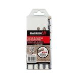 Set de mechas metal duro p/concreto (Biassoni) (1 Set)