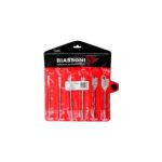 Set de Mechas Planas para madera blanda y semidura - 6 pzas.  (BIASSONI)