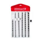 Set de Mechas Rápidas para madera blanda y semidura - 6 pzas.  (BIASSONI)