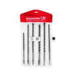 Set de Mechas para madera dura - 6 pzas.  (BIASSONI)