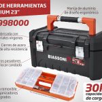 Caja plástica Premium 23´´ (600 MM) - Bisagras y cierres metálicos (BIASSONI)