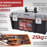 Caja plástica Reforzada 22´´ (560 MM) - Bisagras y cierres metálicos (BIASSONI)