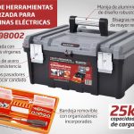 Caja plástica Reforzada para Herram. Eléctricas 16 - 1/2´´ (440 MM) - Bisagras y cierres metálicos (BIASSONI)