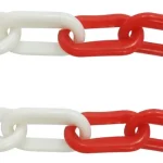 Cadena Plastica Roja y Blanca 08x29x49 por metro