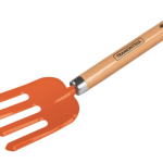Tenedor p/jardin 4 dientes m/madera (Tramontina)