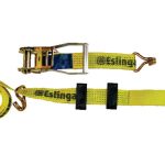 Equipo sujeta rueda 50mm x 2,4mts con 2 garfios (3000kg) (Eslingar)