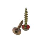 TEL FIX WAFER GRANEL 10 X 1 1/2 Dorado (3000unid)