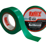 CINTA AISLADORA PVC VERDE 19 x 20 MTS (RAPIFIX)