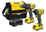 COMBO Taladro de impacto + Taladro Percutor (STANLEY)