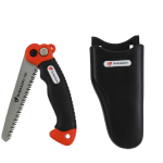 Serrucho de poda plegable con funda | hoja de 120mm (BIASSONI)