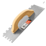 Llana Flexible Dentada | Mango de Madera (Biassoni)